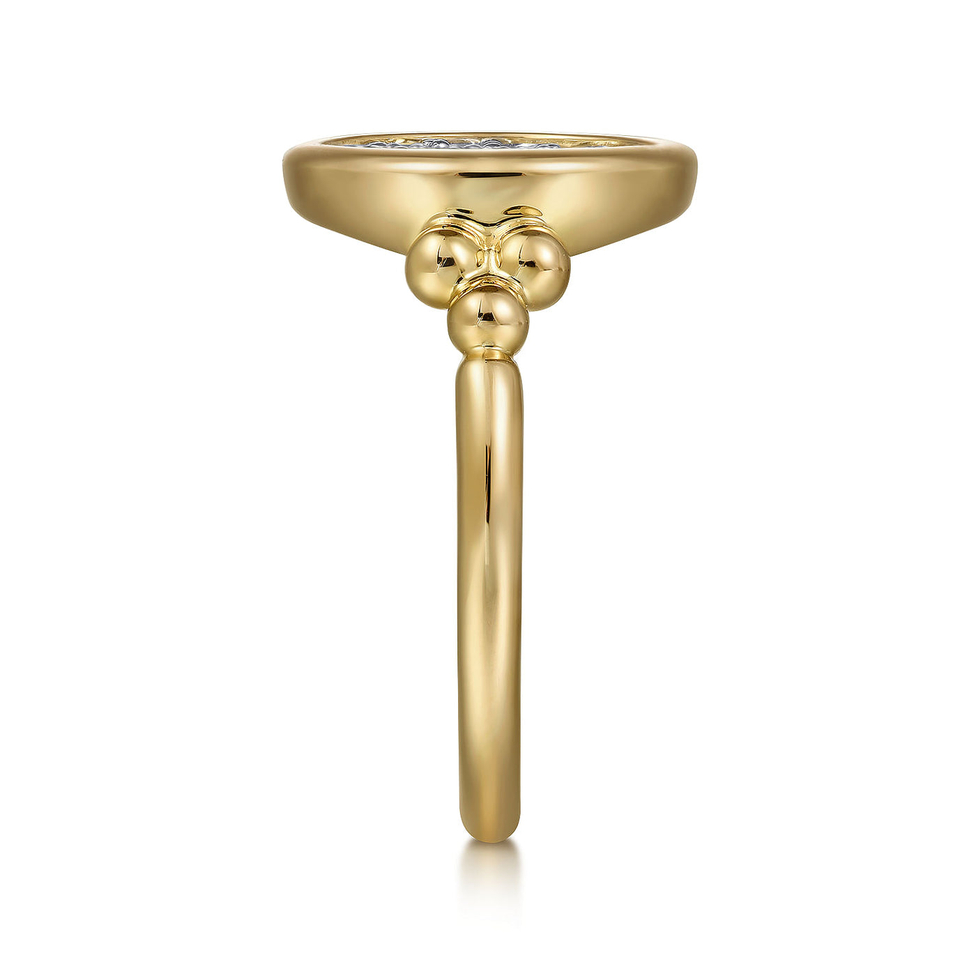 Diamond Cluster Ring in Yellow Gold