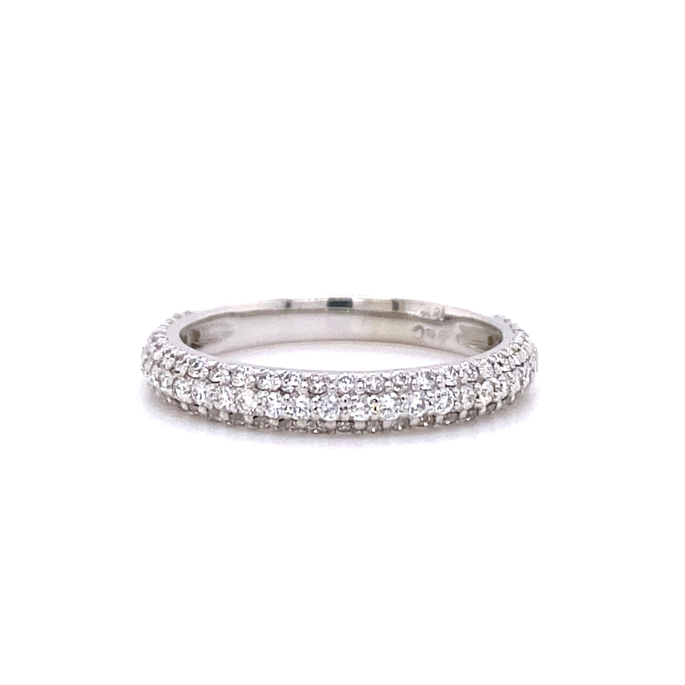 Beeghly & Co. 14 Karat White Gold Diamond Wedding Bands - Women's BCR-74