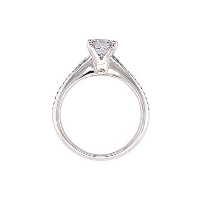 Estate Simon G. 18K Princess Cut Engagement Ring MR1507