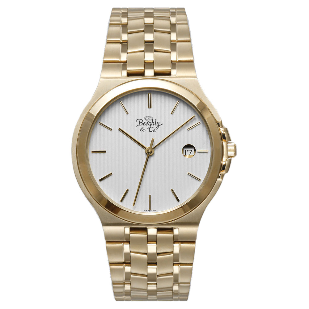 Beeghly and Company Private Label Mens Dress Watch A4331Y-WHT