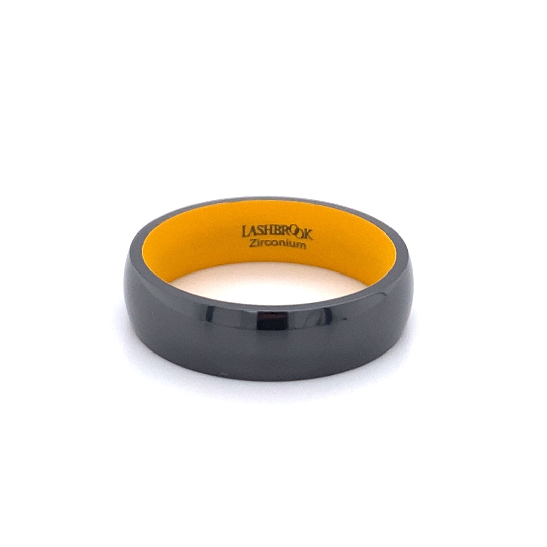 Lashbrook Black Zirconium Designs Wedding Band Z6D Beeghly Co