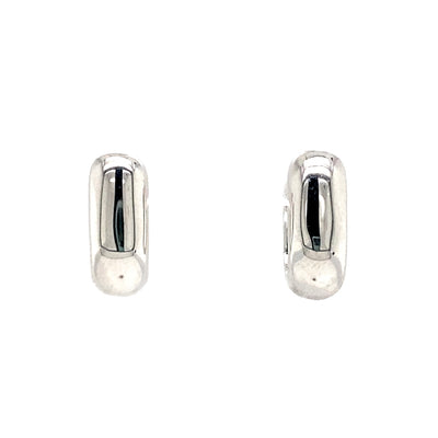 Mini U Shaped Huggies in Silver by Ania Haie