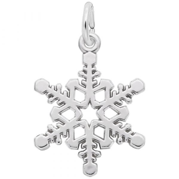 Rembrandt Q. C. Sterling Silver Snowflake Charm7816