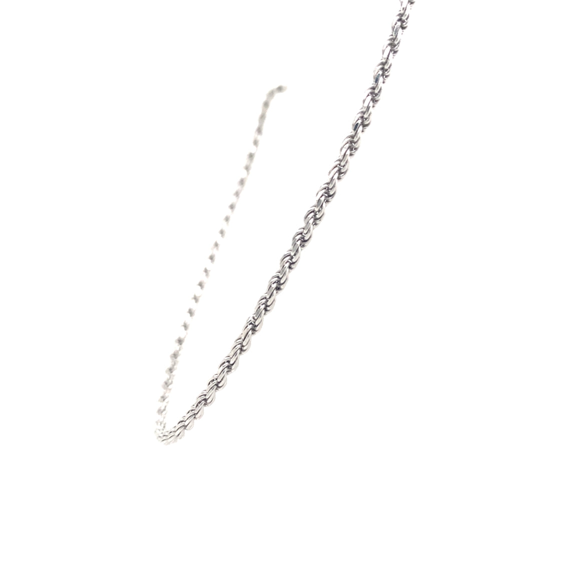 20" D/C Rope Chain in Silver