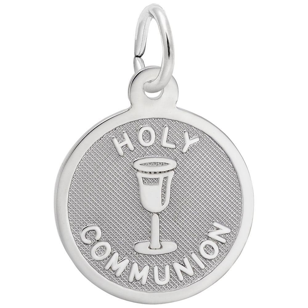 Holy Communion Charm in Silver
