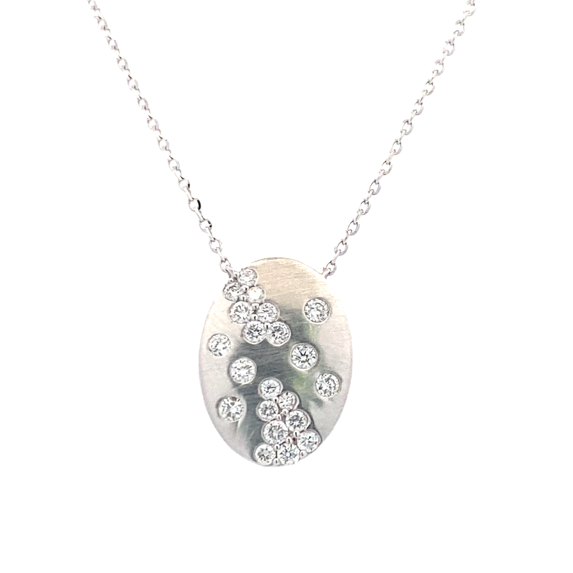 Diamond Constellation Pendant in White Gold