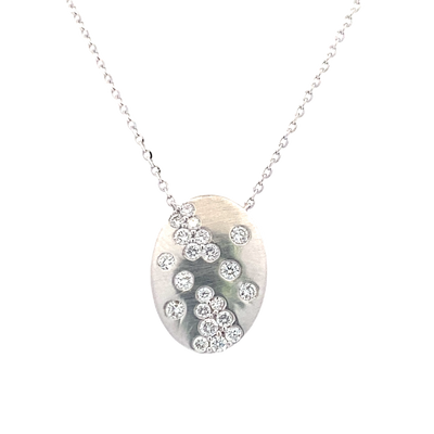 Diamond Constellation Pendant in White Gold