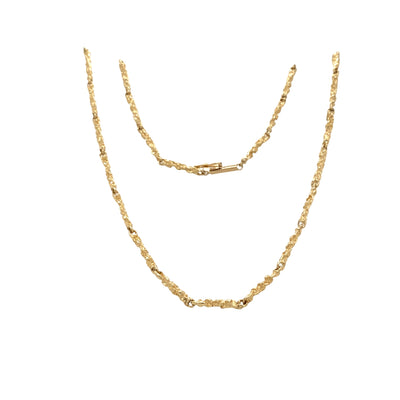 ESTATE 18" Nugget Chain in Yellow Gold