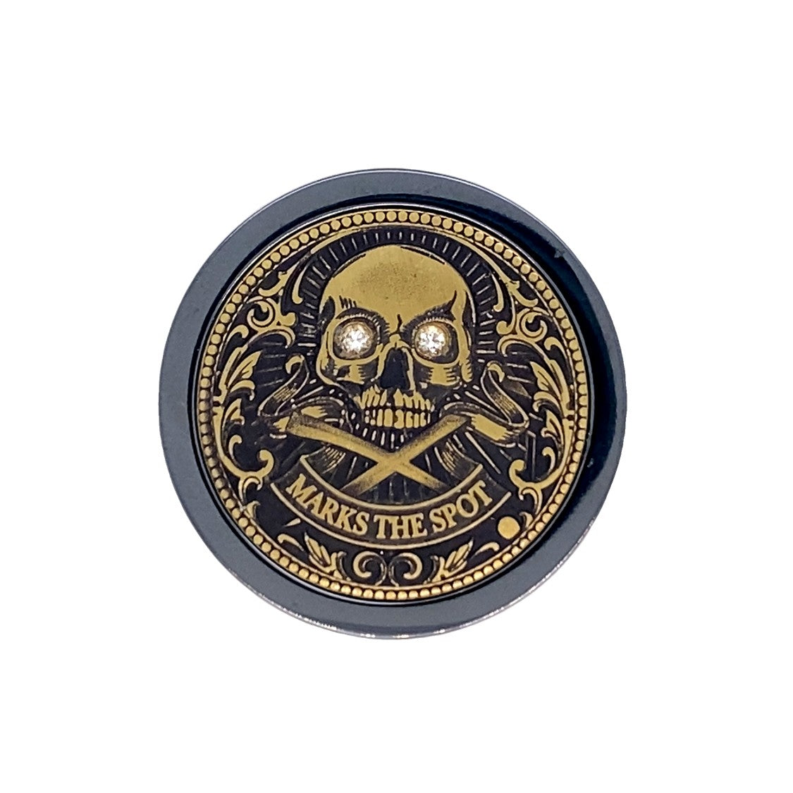 Omen Classic Antique Golf Ball Marker in Titanium
