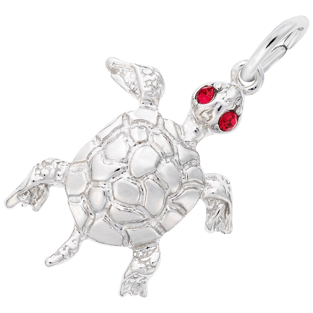 Sea Turtle Charm  in SIlver