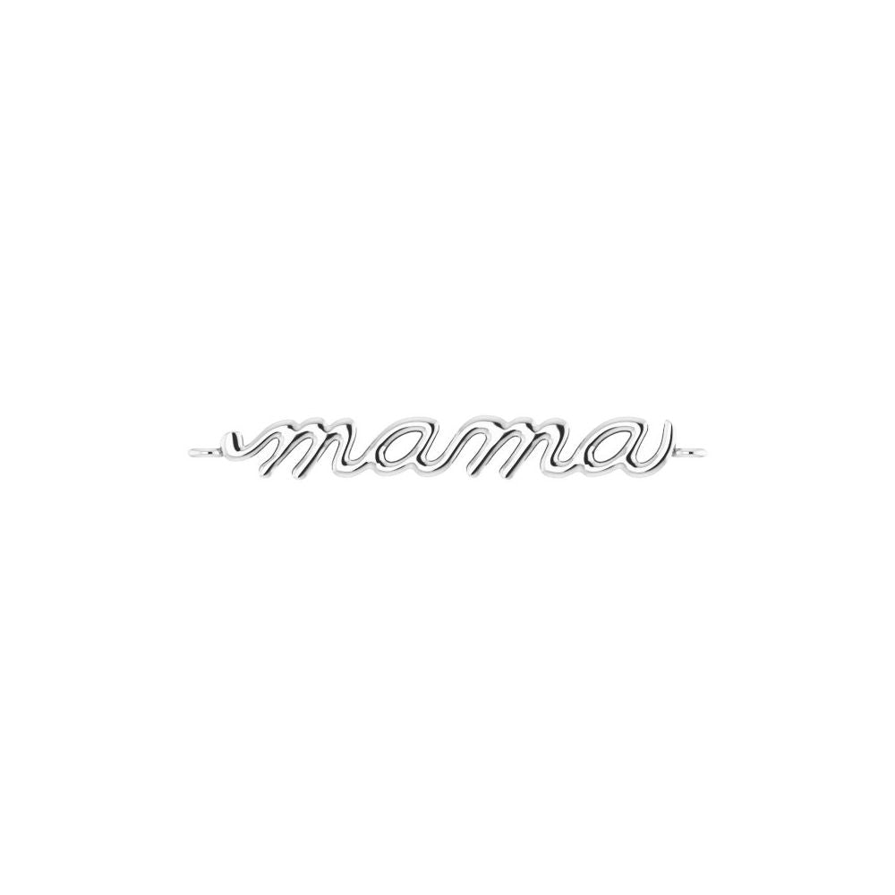 S/S 'Mama' Permanent Bracelet Link 2002008:109:S