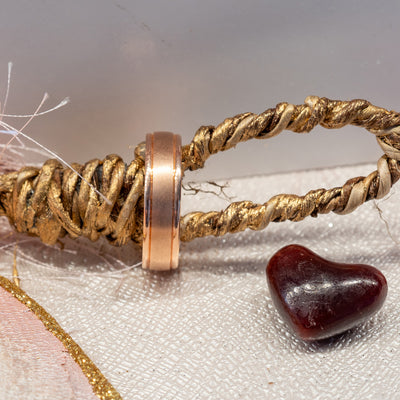6mm Classic Wedding Band in Rose Gold by Benchmark