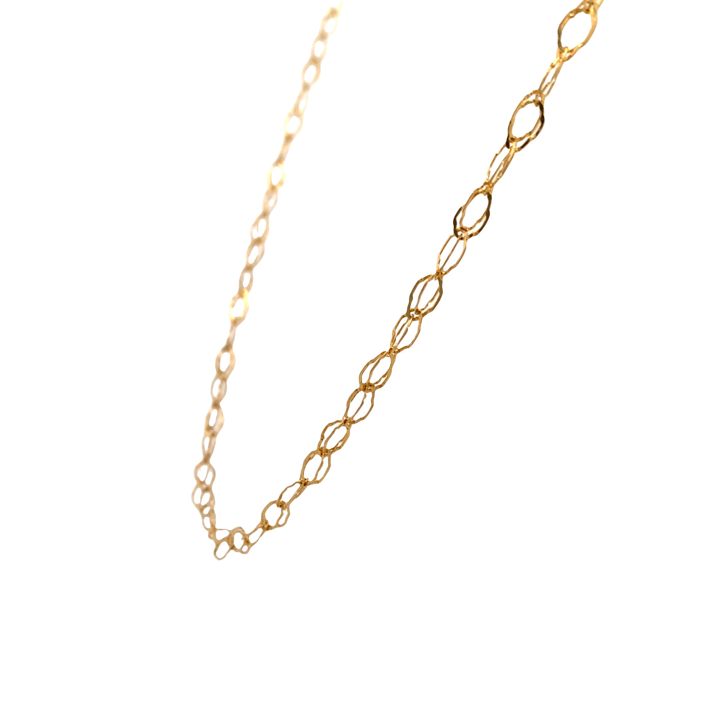 ESTATE Double Link Necklace in Yellow Gold
