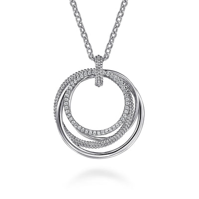 Bujukan Boutique Pendant in Silver by Gabriel & Co.