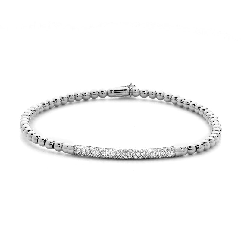 Hulchi Belluni 18 Karat Bangle Diamond Bracelets 20344M-WW