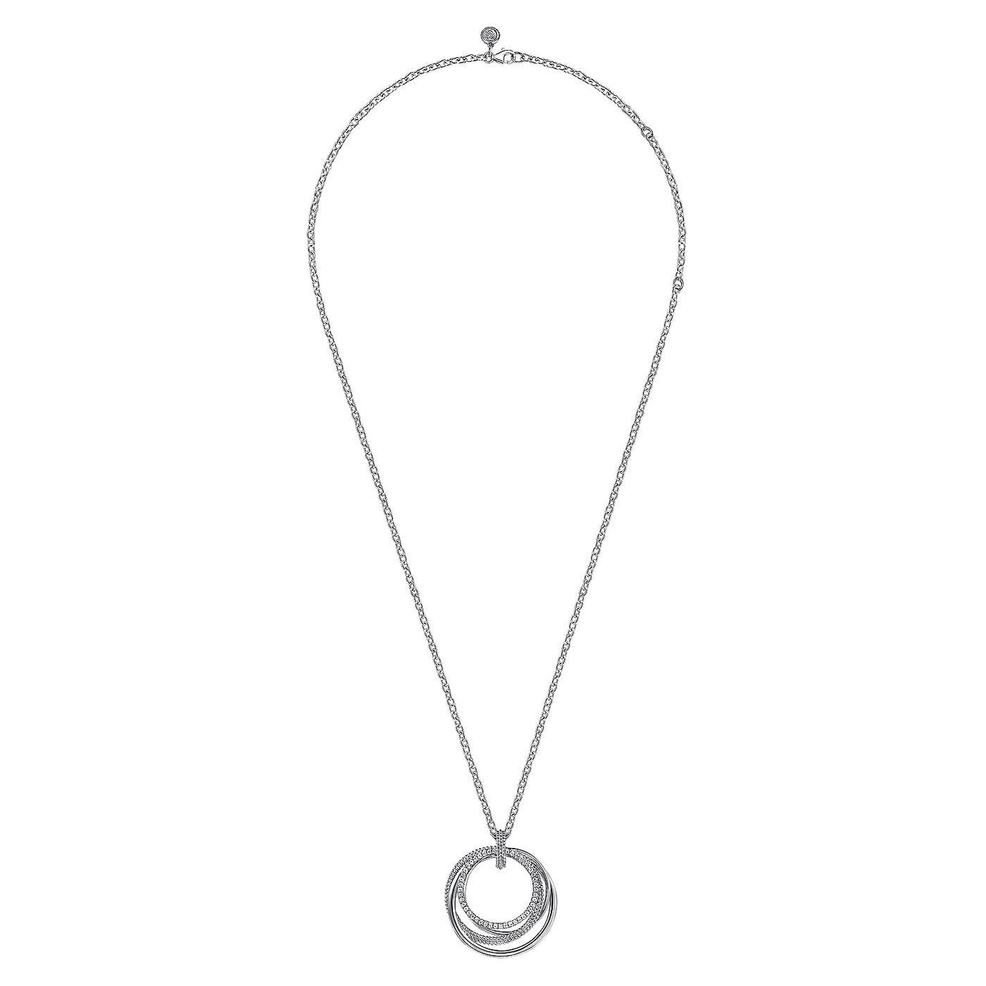 Bujukan Boutique Pendant in Silver by Gabriel & Co.