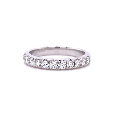 14K White Gold .52CTW Diamond Band – VS G–H | Beeghly & Co. Jewelers