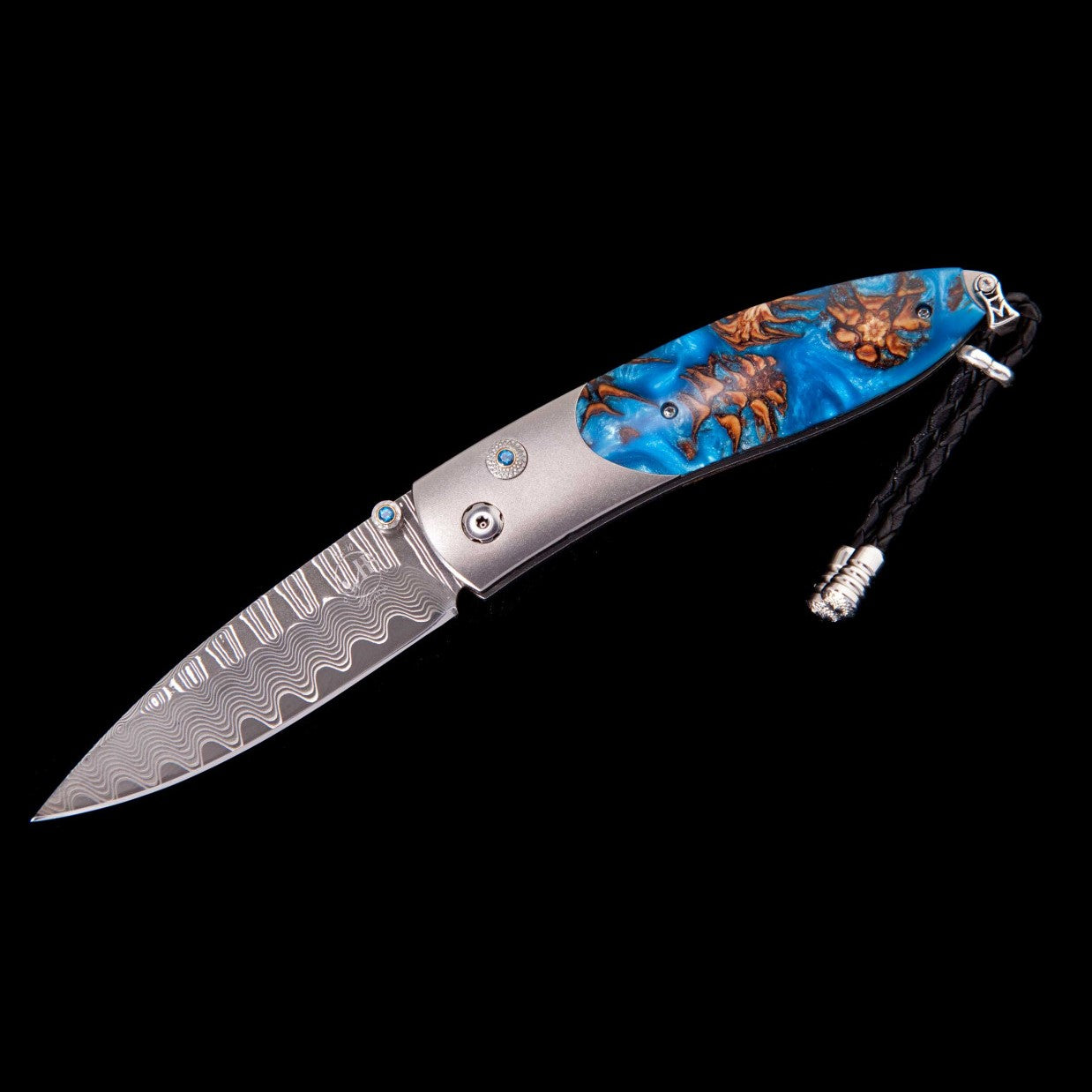 William Henry Studios Titanium Pocketknife B05BLUECONE