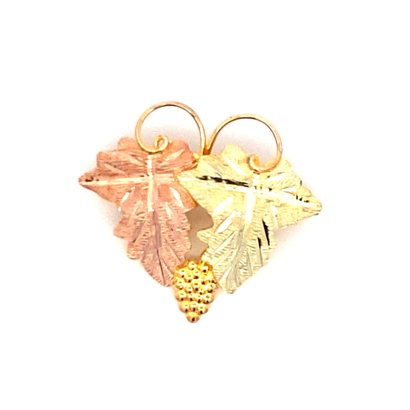 BCJ Estate Jewelry 10 Karat Three-Tone Symbolic/Themed Pin Estate10k Black Hills gold pin