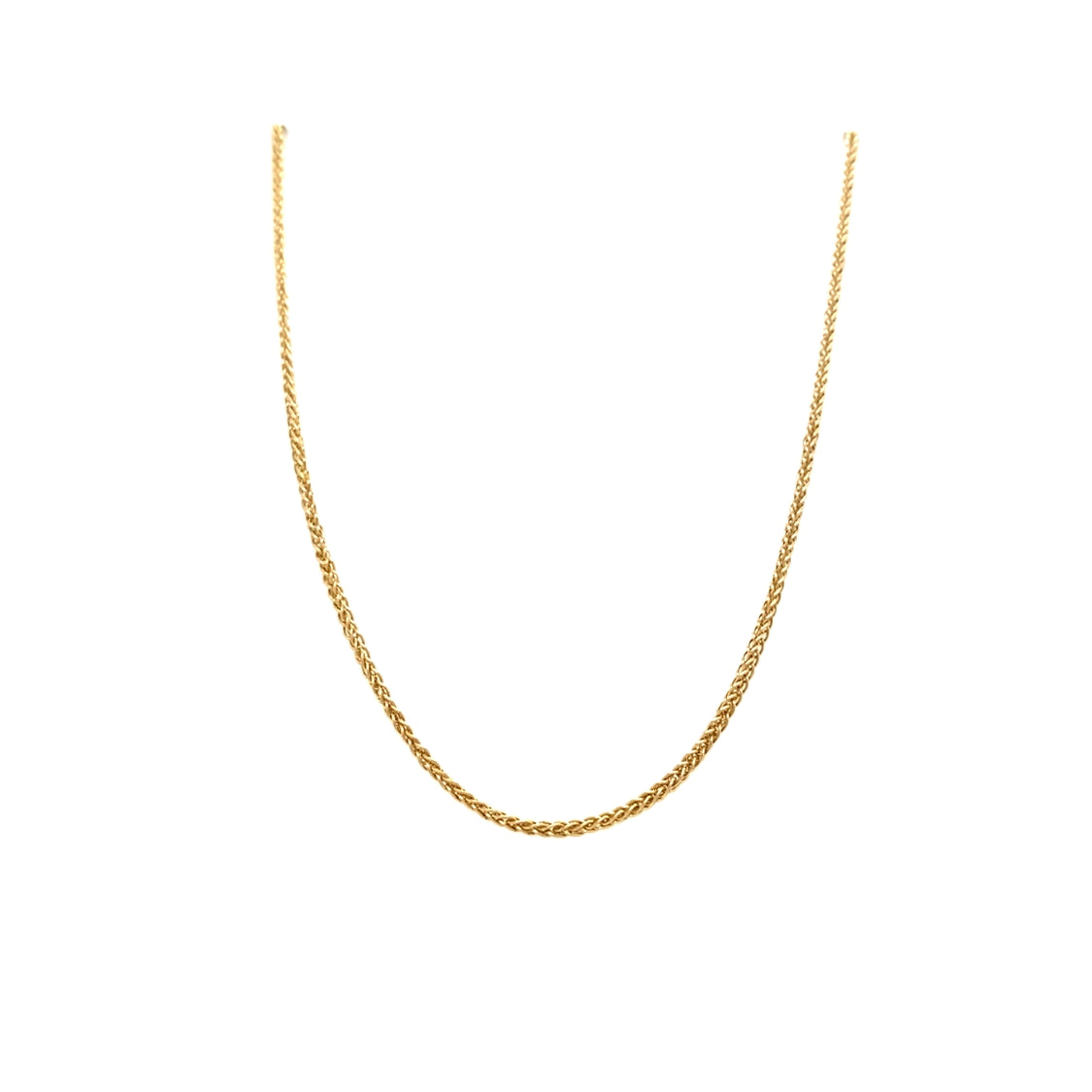 ESTATE 3 Wire Wheat Chain in Yellow Gold
