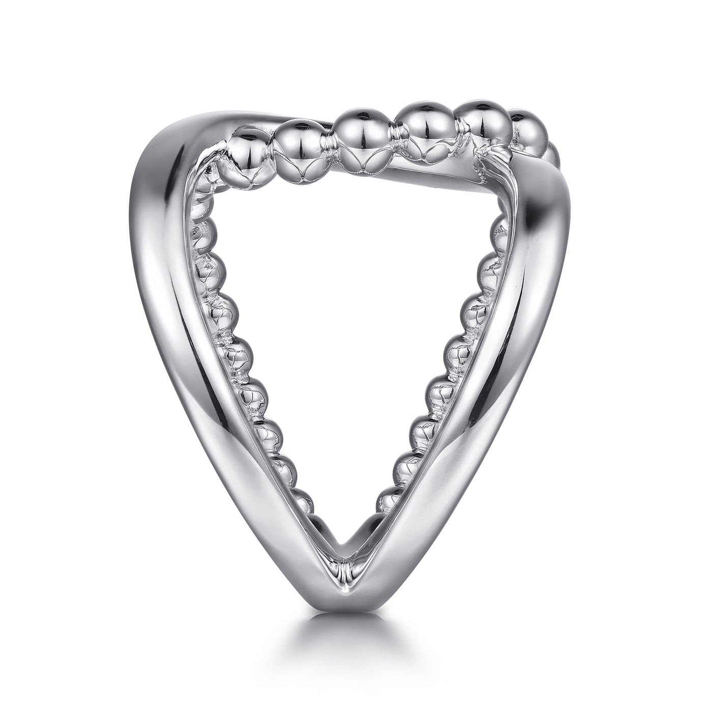 Interlocking Bujukan Ring in Silver by Gabriel & Co.