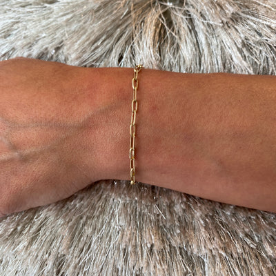 ESTATE Fancy Link Bracelet in Yellow Gold