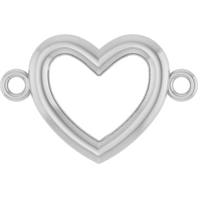 Encircl Heart Link in Silver by B&C