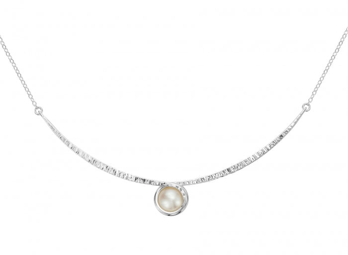 E. L. Designs Silver Princess 17-19" Pearl Necklace NE30212P