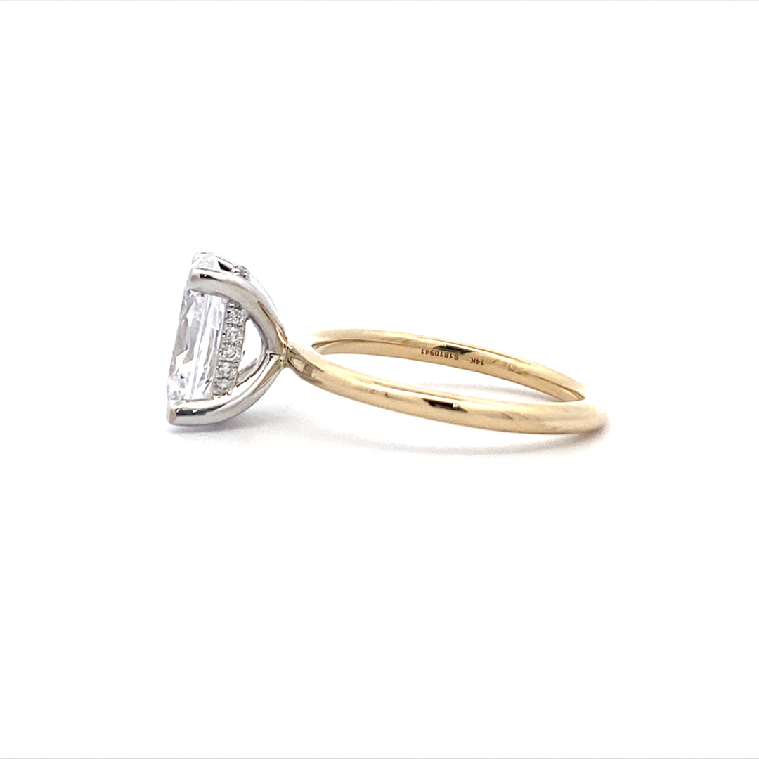 Gabriel & Co. 14 Karat Two-Tone Diamond Ring ER15972O8M44JJ