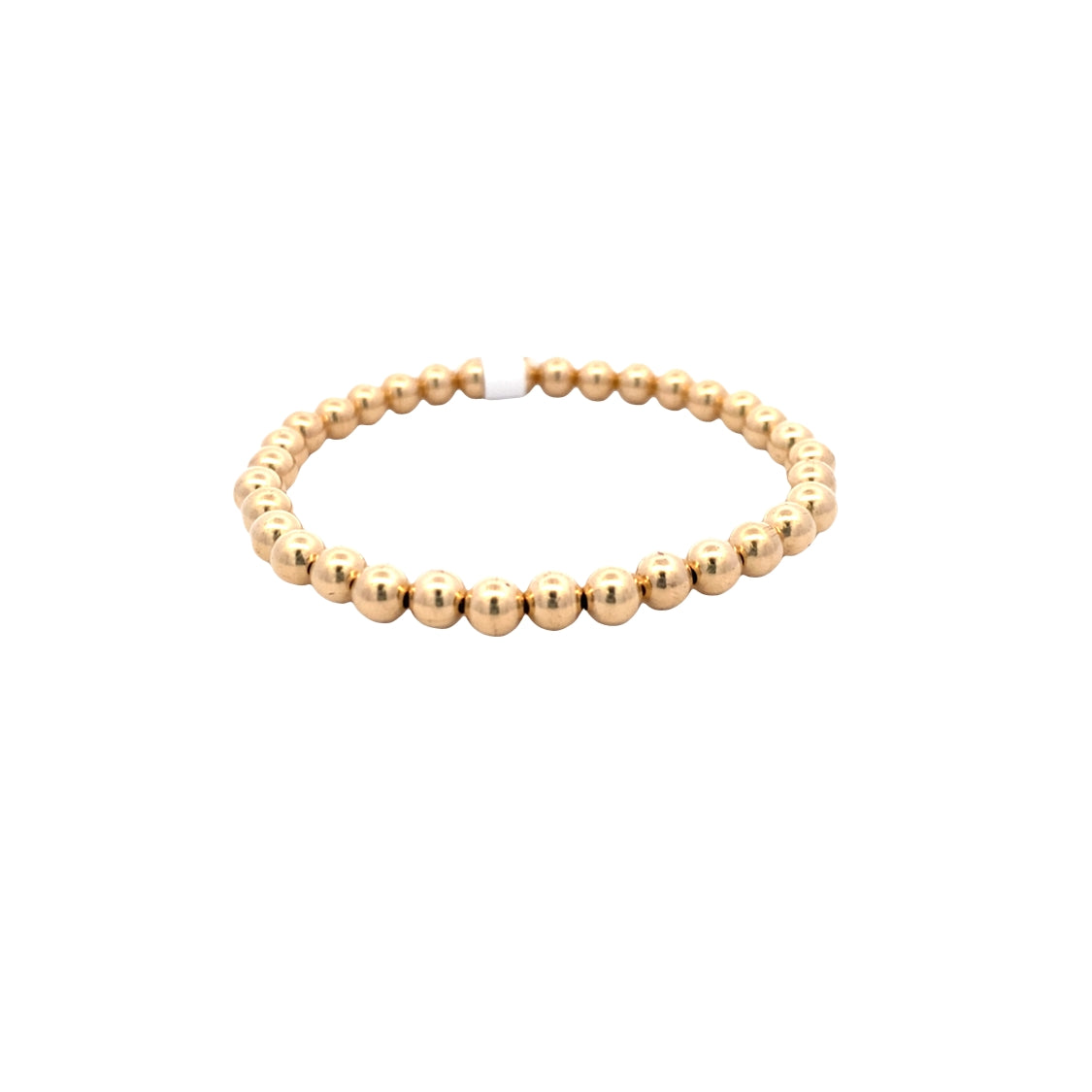 5MM Expandable Bracelet in Silver with Yellow Gold Plating by Karen Lazar