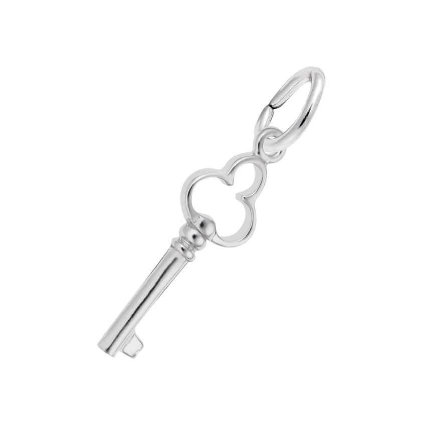 Rembrandt Q. C. Sterling Silver Key Charm  0441