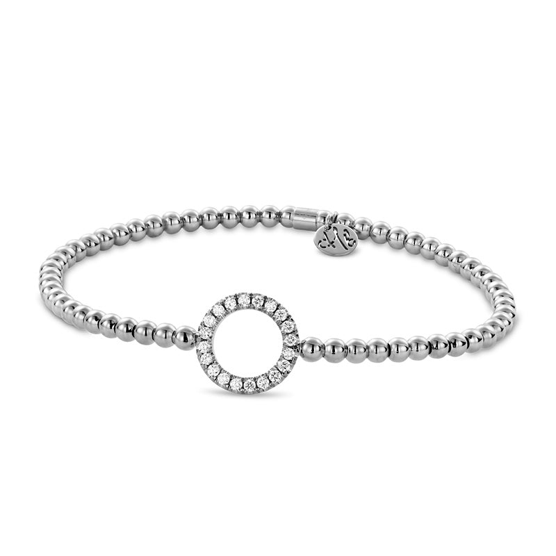 Hulchi Belluni 18 Karat Expandable Diamond Bracelets 21367-WW
