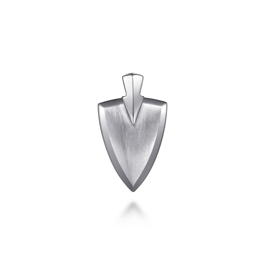 Men's Arrowhead Pendant in Silver by Gabriel & Co.