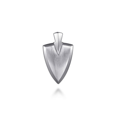 Men's Arrowhead Pendant in Silver by Gabriel & Co.