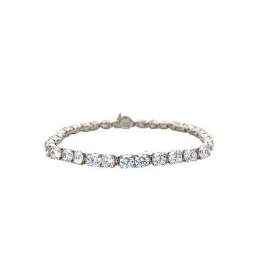 CZ Tennis Bracelet in Silver by Ti Sento Milano