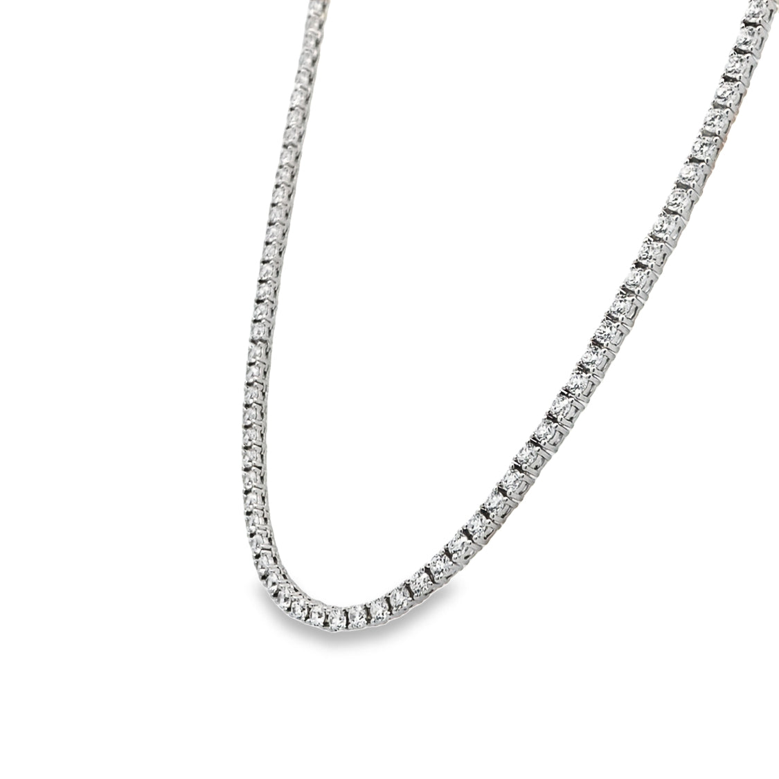 CZ Necklace in Silver by Ti Sento Milano