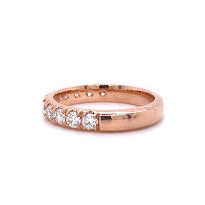 Beeghly & Co. 14 Karat Rose Gold 3/4 Carat Diamond Band - Women's BCR-7-.75-R