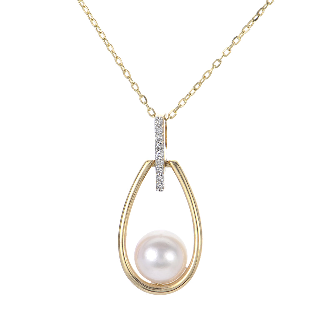 Imperial Pearl 14 Karat Drop Style Pearl Pendants 989259/A18