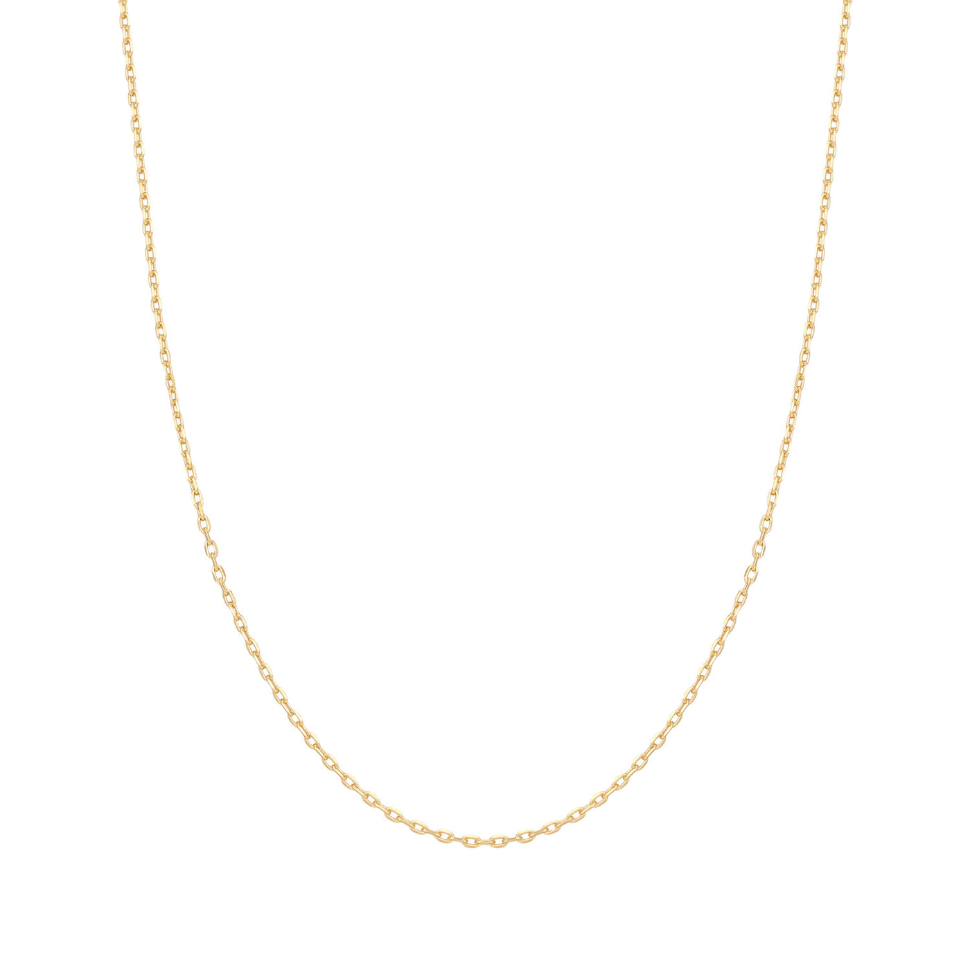 Mini Link Charm Necklace in Silver with Yellow Gold Plating by Ania Haie