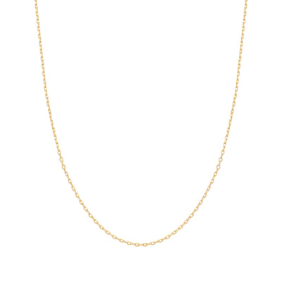 Mini Link Charm Necklace in Silver with Yellow Gold Plating by Ania Haie