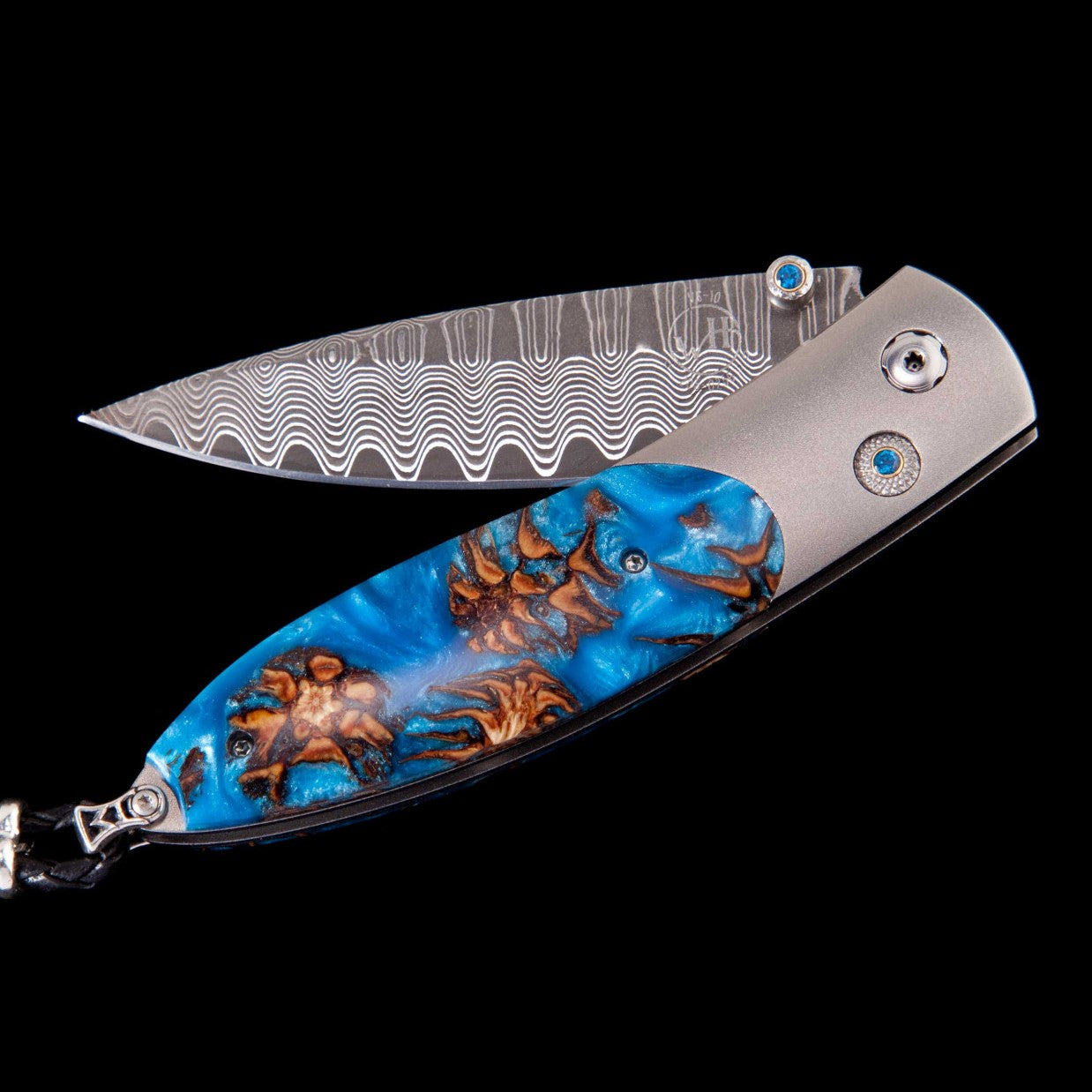 William Henry Studios Titanium Pocketknife B05BLUECONE