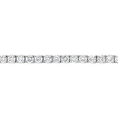 Diamond Line Tennis Bracelet in White Gold