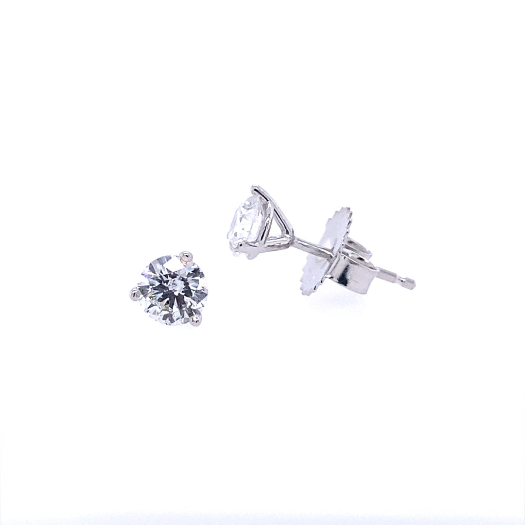 Beeghly & Co. 18 Karat "Better Collection" 3/4 CTW Diamond Stud Earrings BCE-AS-4.6