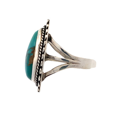 ESTATE Turquoise Ring in Silver