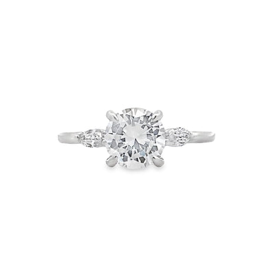 Gabriel & Co. 14K White Gold Diamond Engagement Ring ER16198R6W43JJ