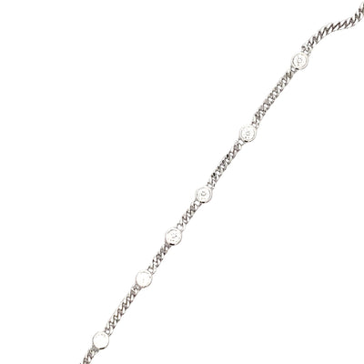 CZ Station Bracelet in Silver by Ania Haie