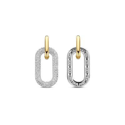 Ti Sento Milano Sterling Silver Drop Earrings Gemstone Earrings 7844ZY