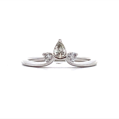 14 Karat White Gold Stackable Diamond Fashion Ring - Lady's cDD3519-W