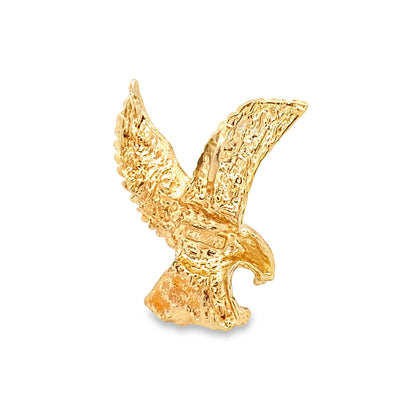 Estate 14K Yellow Gold Eagle Pendant