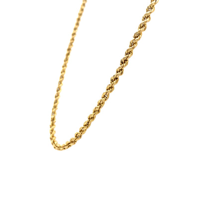 Estate Yellow Gold 30" Rope chain